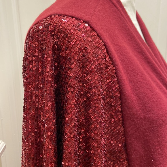 SEQUIN CARDIGAN SWEATER - Picture 4 of 8
